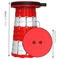 thumbnail image 3 of Huanglei Rainbow Style Telescopic Stool Outdoor Telescopic Plastic Stool Rotating Soft Cushion Portable Travel Storage Bag Queuing Folding Chair, 3 of 5