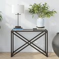 thumbnail image 4 of Henn&Hart 42" Table Basse en Métal Bronze Noirci/verre, 4 of 9