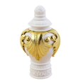 thumbnail image 3 of veasfak Curtain Pole Finials Flower Pattern Curtain Rod End for Kitchen Bedroom Home white, 3 of 9