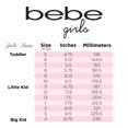 thumbnail image 4 of bebe Girls Metallic Sandals with Chunky Glitter Strap (Little Kid/Big Kid), 4 of 7