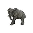 thumbnail image 3 of Hi-Line Gift Ltd Walking Elephant Statue Black, 3 of 3