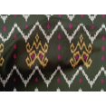 thumbnail image 4 of oneOone Cotton Cambric Fabric Paisley & Chevron Ikat Print Sewing Fabric BTY 56 Inch Wide, 4 of 4