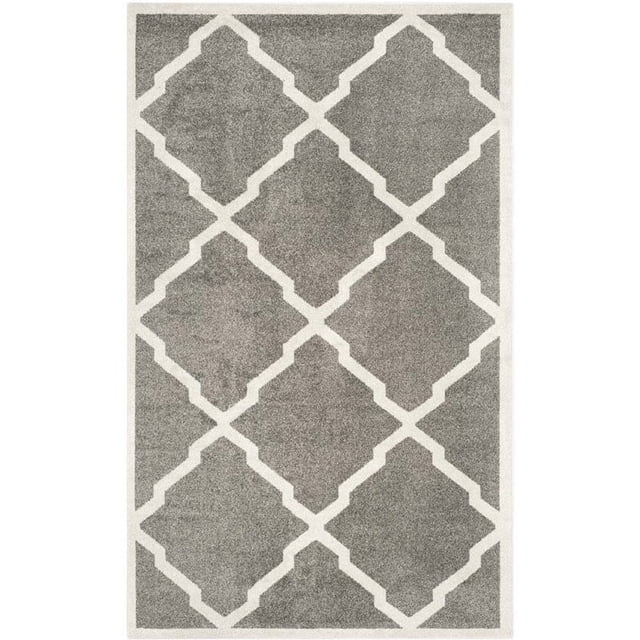 Safavieh Amherst Dark Grey Indoor Outdoor Rug - 10' x 14'