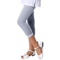 thumbnail image 2 of Girls' Autumn/Spring Fashion Lace Trimmed Stretchy Color Leggings, 2 of 4