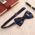 thumbnail image 3 of Miangastore Neck Bowtie Polyester Silk 1Pack 4.8X2.5X0.5In, 3 of 8
