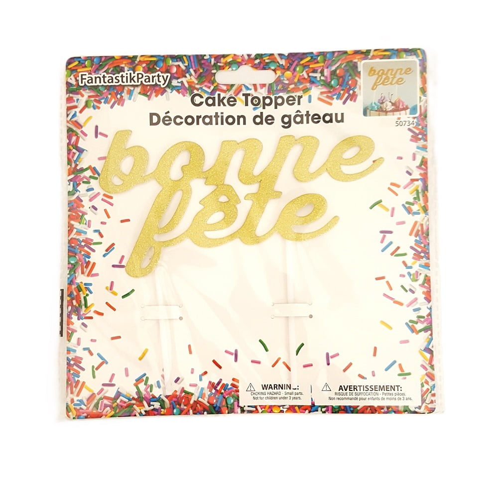 Fantastik Party Cake Top Gold Paper