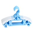 thumbnail image 3 of Elodie 5 Pieces Adjustable Hangers Closet Multifunctional Kids Clothes Hangers Blue, 3 of 8