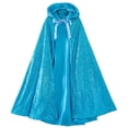 thumbnail image 4 of Princess Capes Colorful Sequins Cloak for Girls-Halloween Birthday Party Costumes Dress up, 4 of 6