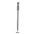 thumbnail image 1 of 1x Drill Bit Set Hex Head Wrench Screwdriver Socket 1/4inch Shank Metric 100mm, 1 of 10