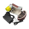 thumbnail image 3 of Polishing Grinding Belt Machine Mini Belt Sander US Plug Adapter Easy to Operate Professional Electric Belt Sander Grinder for Grinding , Style A, 3 of 8
