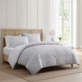 thumbnail image 2 of Martha Stewart Everyday 3-Piece Reversible French Bird Cotton Comforter Set, Grey, King, 2 of 8