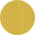thumbnail image 1 of Ahgly Tapis Rond Lavable en Machine Intérieur Transitionnel Jaune Audacieux, 3 Pieds Rond, 1 of 7