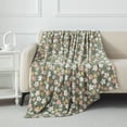 thumbnail image 1 of Mainstays Plush Throw Blanket Floral, 1 of 7