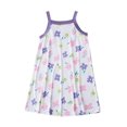 thumbnail image 1 of Zwiiyzr 2025 Robe de Nuit Douce pour Fille 3-10 Ans Sans Manches à Bretelles Spaghetti Pyjama Robe pour Enfants Tenue de Nuit Violet, 1 of 4