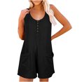 thumbnail image 2 of Fankiway Combinaison Sans Manches pour Femme, Uni, Polyester, Petit, 2 of 9