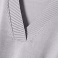 thumbnail image 4 of MeetoTime Chandail Sans Manches pour Femme, Col en V, Basique, Uniforme, Tricot, Camisole Tricotée, 4 of 7