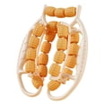thumbnail image 3 of Siruishop Circular Leg Clamp 23 Wheels Hand Held Muscle Roller for Traveling Hand Orange, 3 of 8