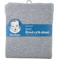 thumbnail image 2 of Gerber Baby & Toddler Grey Fitted Crib Sheet, 2 of 2