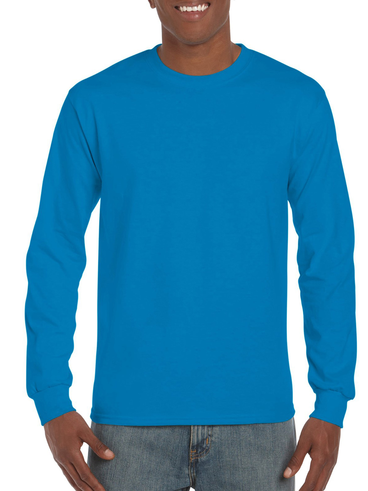 Gildan Mens Ultra Cotton Classic Long Sleeve T-Shirt