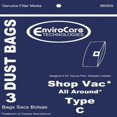 thumbnail image 1 of Shop Vac All Around Type C Vacuum Bags 3 Pack, 3 Gallon Bags, 1 of 1