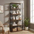Superfast Toolless Assembly, 6-Tier Living Room Shelf, standing ...