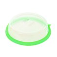 thumbnail image 1 of Stackable Refrigerator Plate Cover Fresh-keeping Bowl Covers Splash-proof Oil Kitchen Gadgets Container Lid Microwave Oven Caps Gadgets Container green, 1 of 6