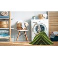 thumbnail image 2 of Ahgly Company Tapis d'Intérieur Lavable en Machine Carré Vert Pistache Transitionnel, 6 Pieds Carré, 2 of 7