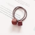 thumbnail image 3 of Corde à Cheveux Mode Mignonne Décoration Carrée Cravate Bande Ponytail Titulaire Accessoires de Cheveux pour les Femmes, 3 of 10