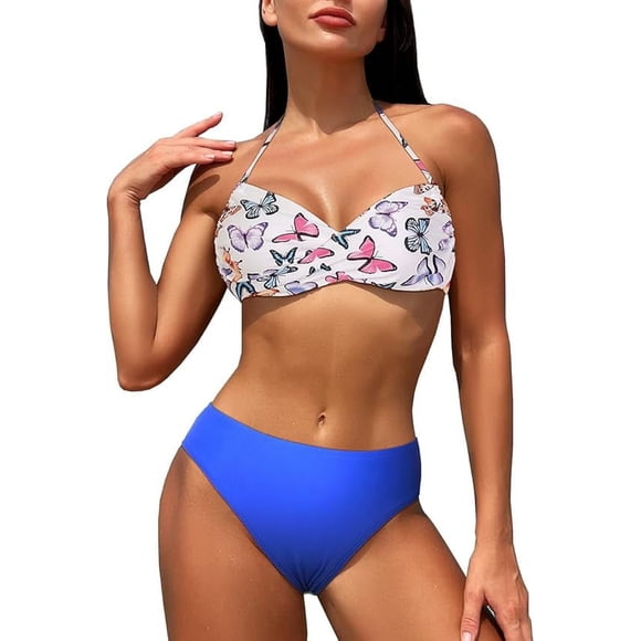 Women's Bathing Suits for Women 2 Piece Bikini Sets High Waisted Swimsuits Tummy Control Bikinis