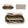 thumbnail image 3 of Insert Sac à Main Organisateur de Sac à Main Insert dans Sac Formeur avec Poche Intérieure Rapide, Sac de Rangement en Toile Jaune, 3 of 3