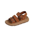 thumbnail image 4 of JDQJBZ Boys's Sandals Toddler Retro Hook Loop Closure Summer Beach Sandals Soft Sole Non Slip, 4 of 5