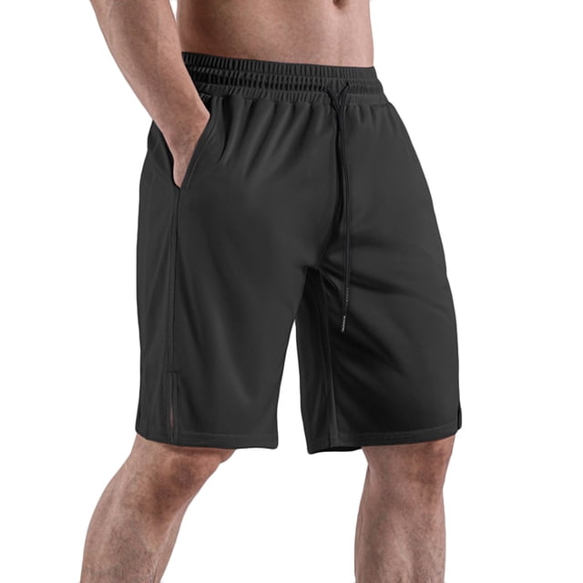 Birdeem Mens Shorts Mens Fashion Casual Solid Quick Drying Drawstring Elastic Waist Shorts Pants