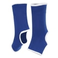 thumbnail image 2 of Ankle Brace, 1Pair Blue Nylon Comfortable Ankle Support Brace Protector Ankle Support High Density Knitting for Strength Training, Sanda, Thai Boxing, 2 of 7