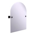 thumbnail image 1 of Montero Collection Contemporary Frameless Arched Top Tilt Mirror with Beveled Edge, 1 of 1