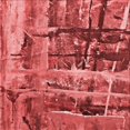thumbnail image 1 of Ahgly Company Tapis d'Aire Intérieur Lavable à la Machine, Carré, Transitionnel, Rouge, 8 Pieds Carré, 1 of 7