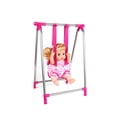 thumbnail image 2 of Doll Stroller Toy  Baby Doll Accessories  Baby Doll Nursery Stroller Dining Chair Rocking Chair Swing for Dolls  Foldable & Lightweight Kids Baby Stroller Toy（Not include doll）, 2 of 15
