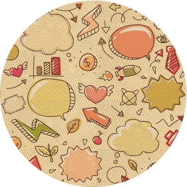 Ahgly Company Tapis d'Intérieur Rond Lavable en Machine Orange Transitionnel, 3 Pieds Rond