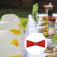 thumbnail image 5 of Unique Bargains 14'x5' Stretch Chair Sashes Bows Chair Bands Sashes with Buckle Slider Red 25 Pack, 5 of 5