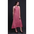 thumbnail image 4 of Bimba Robe Dos Nu à Col Licou pour Femmes, Florale, d'Été, pour Fête et Vacances – X-Grand, 4 of 6
