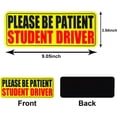 thumbnail image 1 of Student Driver Magnet for Carstudent Drive Magnet for Car Please Be Patient Student Drivers New Drivers Sticker Safetys Warnings Reusable Magnetic Reflective Drivers Sticker, 1 of 7