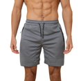 thumbnail image 1 of Plebaso Men's Athletic Shorts Casual Drawstring Quick Dry Running Shorts Lightweight with Zipper Pockets, 1 of 6