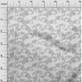 thumbnail image 3 of oneOone Georgette Viscose Off White Fabric Asian Paisley Sewing Craft Projects Fabric Prints By Yard 42 Inch Wide, 3 of 4