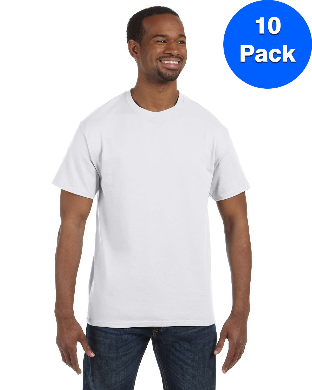 Hanes Men's Authentic-T T-Shirt - 5250T (Pack Of 10)