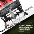 thumbnail image 2 of Gymax 14-Inch 10 Amp Corded Electric Tiller and Cultivator 9'' Tilling Depth Red, 2 of 10
