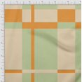 thumbnail image 3 of Soimoi Satin Silk Fabric Check Panel Print Fabric by The Yard 42 Inch Wide, 3 of 3