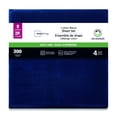 thumbnail image 3 of Mainstays 4-Piece 300 Thread Count Blue- CVC Cotton Blend Bed Sheet Set, Double (Adult), 3 of 5