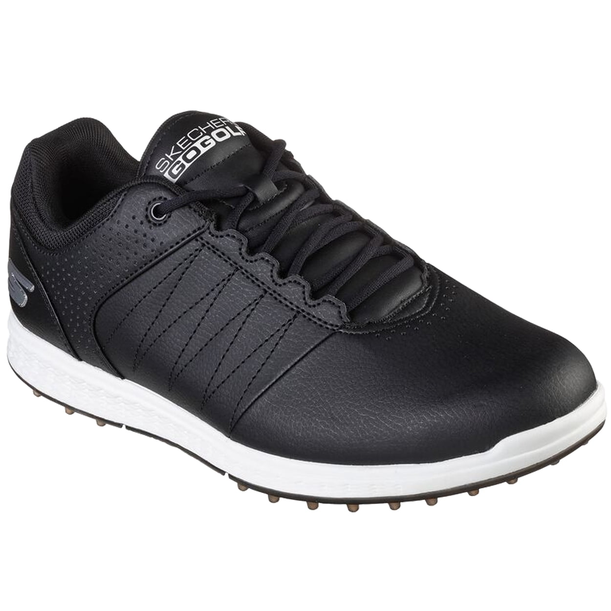 Skechers Men's GOgolf Pivot Spikeless Golf Shoe, 11.5 Medium White/Navy
