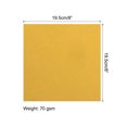 thumbnail image 2 of Unique Bargains 25 Sheets 8x8 Inch Origami Paper Double Sided Golden Yellow Square Sheet for Art Craft Project, Beginners, 2 of 5