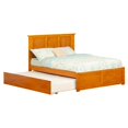 thumbnail image 1 of Leo & Lacey Urban Full Trundle Platform Bed in Caramel, 1 of 4