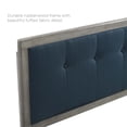 thumbnail image 4 of Draper Tufted Queen Fabric and Wood Headboard - Gray Azure, 4 of 4